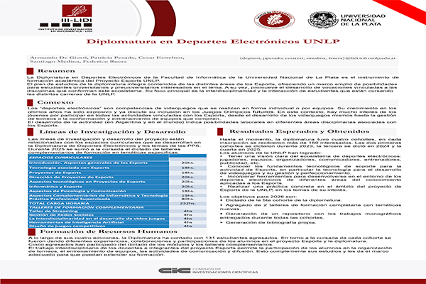 Diplomatura en Deportes Electrónicos